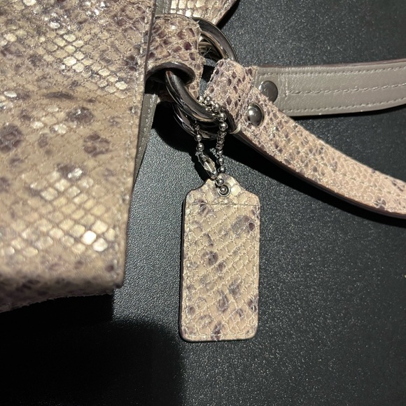 Coach Soho Python Embossed Exotic Faux Leather Bag - Picture 11 of 12